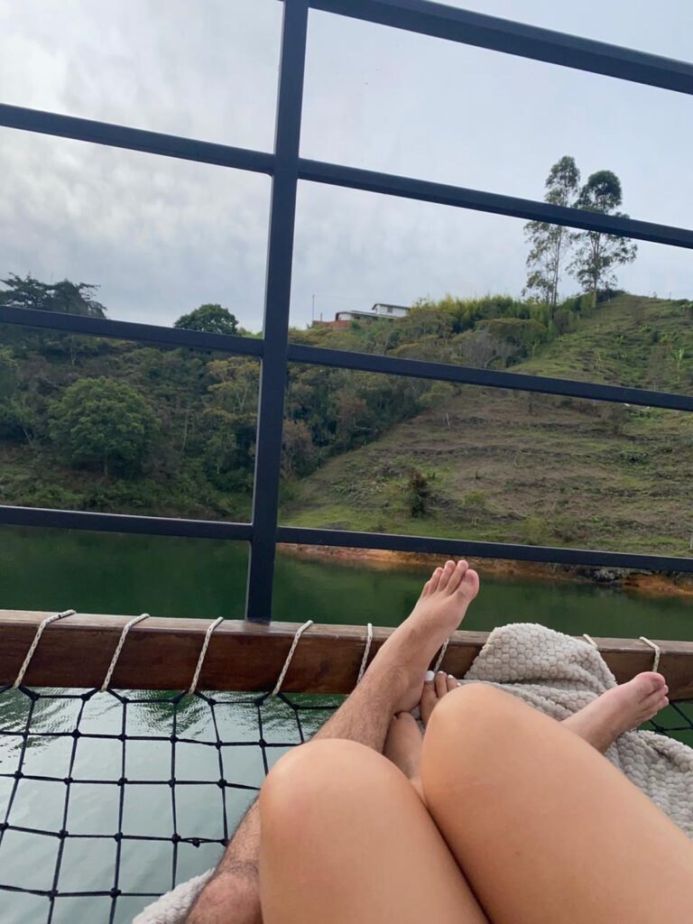 Relax en la hamaca de Orión con vista al valle